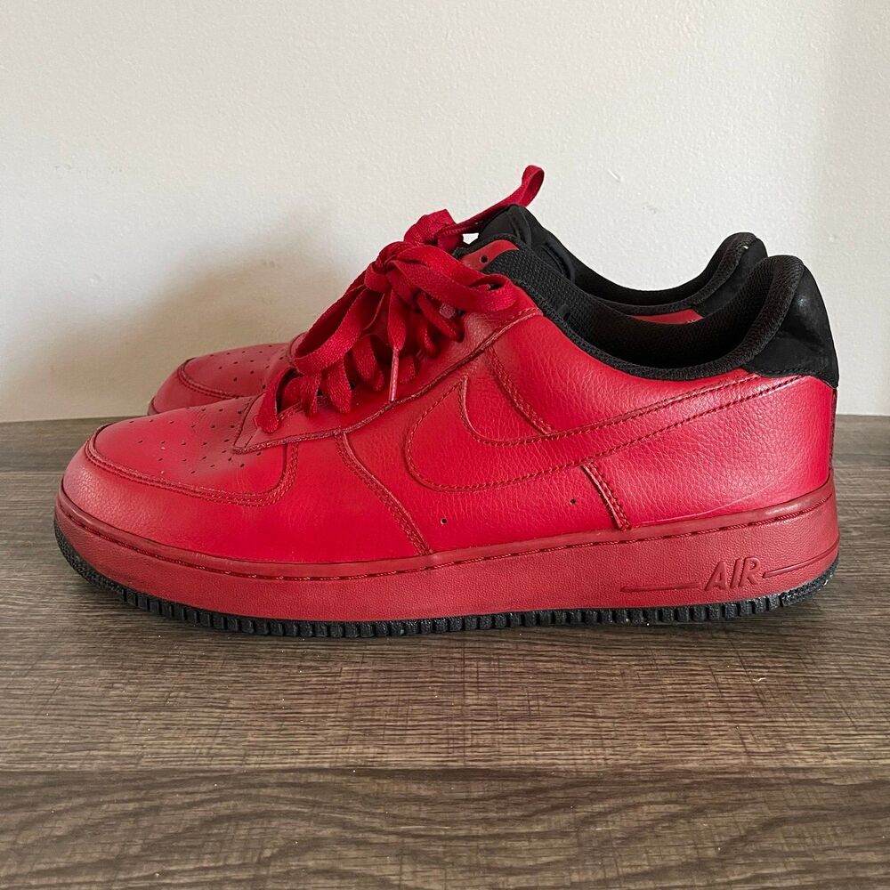 Nike Air Force 1 '07 Low Men’s Gym Red Black 2016 Sneakers Size US13 315122-613